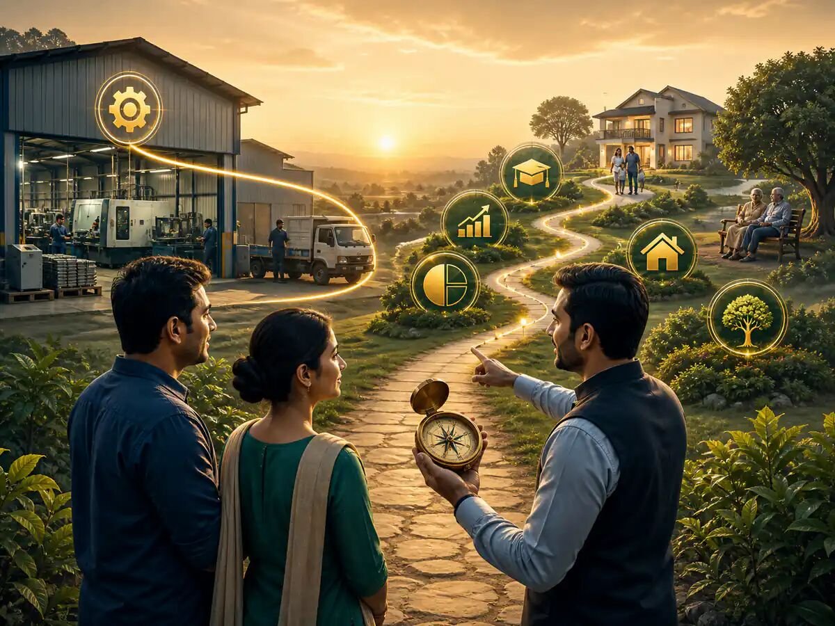 Indian entrepreneurs connecting responsible finance with business growth and family investment goals
